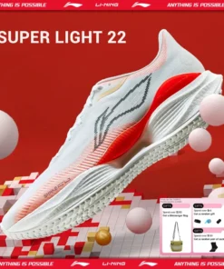 Li-Ning Men's SUPER LIGHT 22 Light Running Shoes TEMPO BOUNSE Cushion BOOM FIBER LiNing Wearable Anti-Slip Sneakers ARBV001