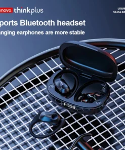 Alternative view of Lenovo LP75 Wireless Sports Earphones – Bluetooth 5.3, HiFi Stereo, Integrated Microphone, Button Control, LED Display
