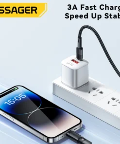 Alternative view of Essager USB C To Lightning Adapter PD 20W Fast Charging OTG USB Type C To lighting For iPhone 15 14 11 xr Pro Max IOS Converter