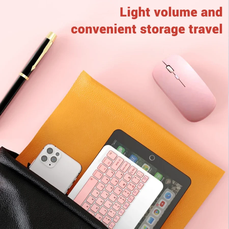 Mini Wireless Keyboard Bluetooth Keyboard For ipad Phone Tablet Portable Bluetooth Keyboard and Mouse For Samsung Xiaomi Android - Image 5