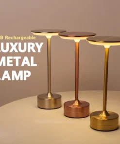 LED Table Lamp Touch Sensor Night Light USB Rechargeable Portable Bedroom Night Light Wireless Reading Lamp Restaurant Hotel Bar