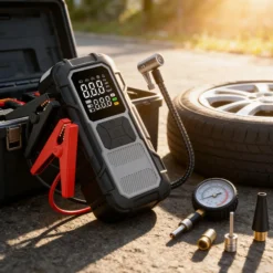 Alternative view of Car Emergency Jump Starter with Air Compressor and Fast Charging Power Pack for Drivers