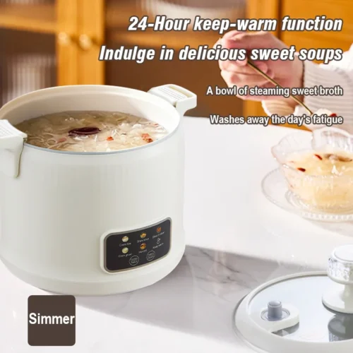 Alternative view of 1.8L Electric Rice Cooker - Multifunctional for Rice, Porridge, and Soup - Ideal for 1-2 People