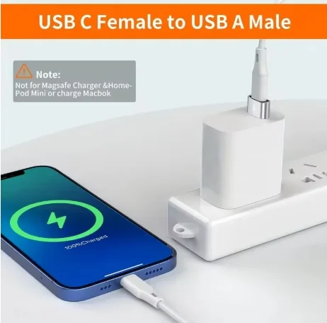 5PCS OTG USB to USB C Adapters Durable Metallic Build Universal Compatibility Including iPhone iPad Samsung S23 IWatch AirPods - Image 5