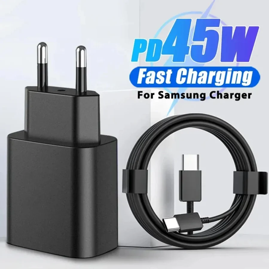 45W Fast Charging Wall Adapter - USB-C for Mobile Phones - Image 7