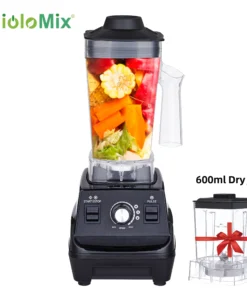 BioloMix Mini Pro Blender with 1800W Power and BPA-Free Dual Jars for Smoothies and Sauces