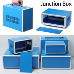 Electronic Junction Box Enclosure with Metal Housing for Outdoor and Indoor Projects