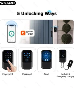 Alternative view of TTlock Smart Key Lock Box - Wireless Bluetooth Electronic Key Safe for Home Use