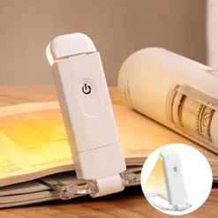 LED Clip-On Book Light with Eye Protection for Reading and Night Use