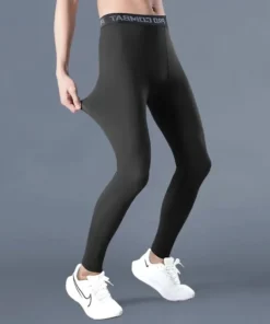 Alternative view of Warm and Comfortable Skinny Running Pants for Men