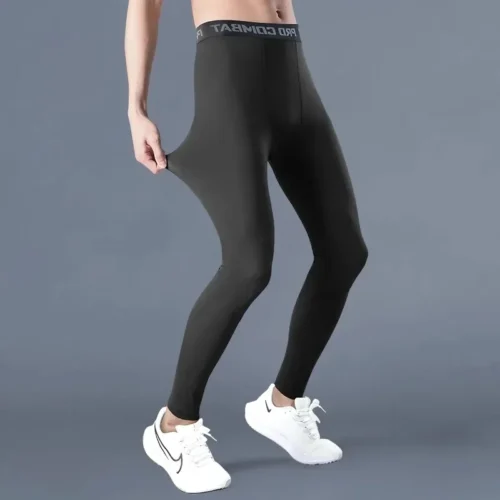 Alternative view of Warm and Comfortable Skinny Running Pants for Men
