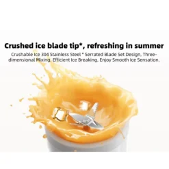 Alternative view of MIJIA Portable Electric Juicer - Quick Ice Crushing Mini Blender for Fruits and Vegetables