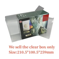 Clear Box Display Case Cover Protector for Nintendo Switch OLED Collector's Edition