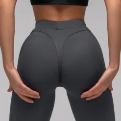 Black High Waist Scrunch Butt Yoga Leggings for Women – Plus Size Thick Workout Tights