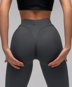 Black High Waist Scrunch Butt Yoga Leggings for Women – Plus Size, Thick Workout Tights