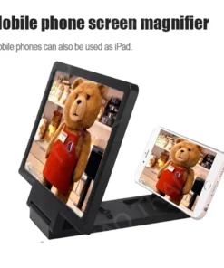 Alternative view of NEW 3D Screen Amplifier Mobile Phone HD Screen Video Glass Stand Magnifier For Phone Enlarged Screen Phone Stand Bracket