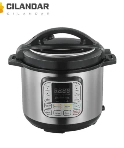 6L Electric Pressure Cooker with Non-Stick Inner Pot and Timed Cooking