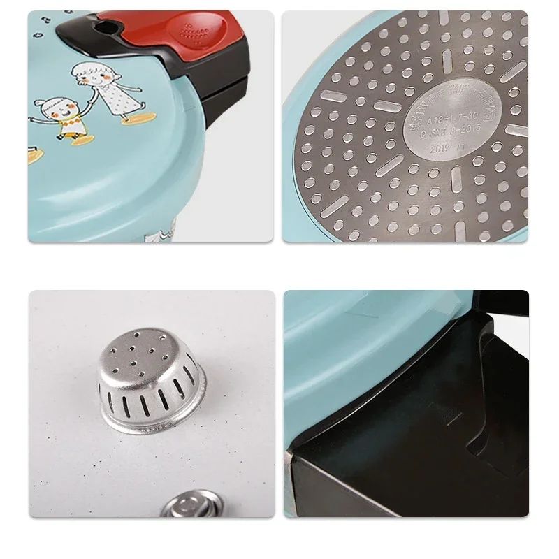 Universal Mini Gas Induction Pressure Cooker for 1-4 People - Explosion-Proof, Cartoon Design - Image 5