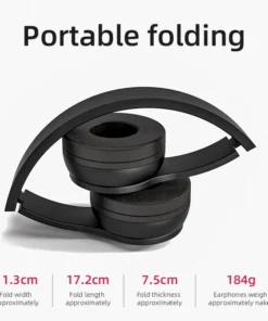 Alternative view of P47 Bluetooth Wireless Headphones – Foldable HiFi Stereo with Bass for Music and Gaming