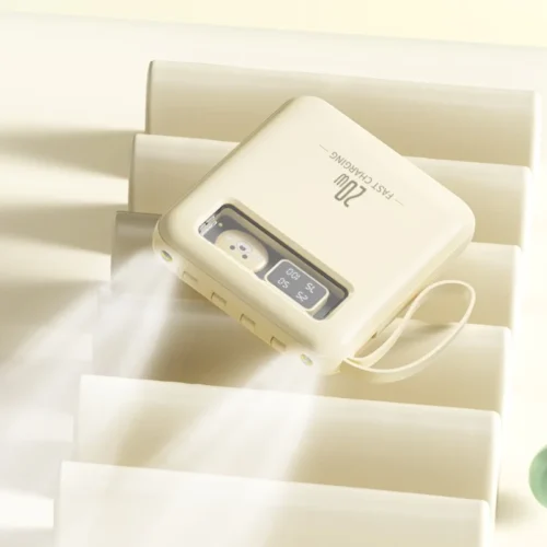 Alternative view of 20000mAh Power Bank with 20W Fast Charging and Built-in Cables - Portable Charger for iPhone, Xiaomi, Samsung