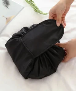 Alternative view of Women Drawstring Cosmetic Bag Travel Storage Makeup Bag Organizer Female Make Up Pouch Portable Waterproof Toiletry Beauty Case