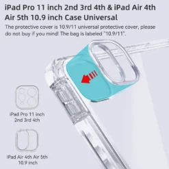 Alternative view of iPad A16 Protective Case with Lightweight Design for 11th Generation Air and Pro Models