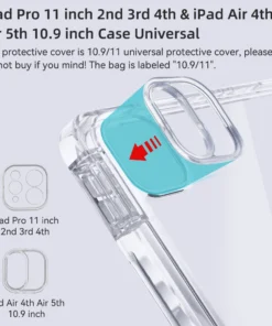 Alternative view of For ipad a16 11th case For air 11 m3 10th Gen 10.9 7 8 9th 10.2 Air 4 5 Pro 11 12.9 13 M2 M4 M5 case 5 6th 9.7 mini 6 7 Cover