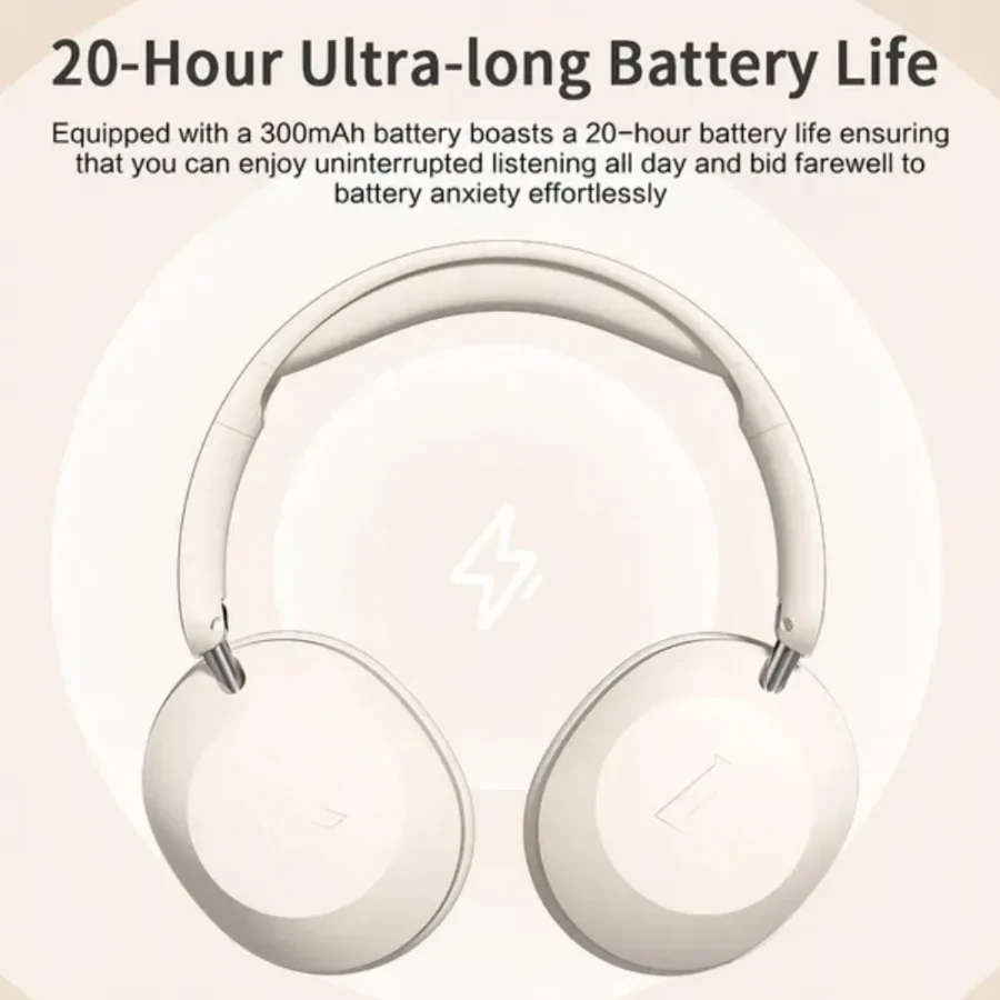 Wireless Bluetooth Foldable Over-Ear Sports Headphones - High Power Stereo Sound - Image 7