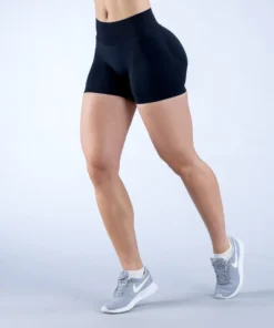 Alternative view of High Waisted Yoga Shorts for Women - Stylish and Comfortable Fitness Pants