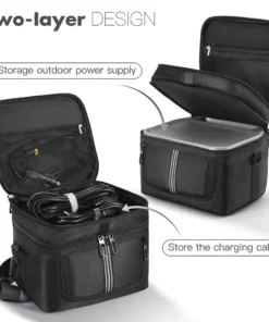 Alternative view of Carrying Case for Ecoflow River 2 Pro/Max Portable Power Station Bag Storage Case Waterproof for Ecoflow River 3/3 Plus
