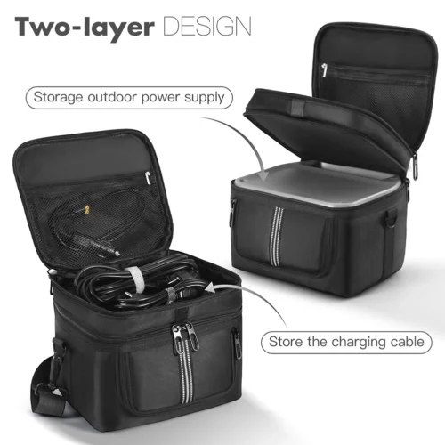 Alternative view of Carrying Case for Ecoflow River 2 Pro/Max Portable Power Station Bag Storage Case Waterproof for Ecoflow River 3/3 Plus