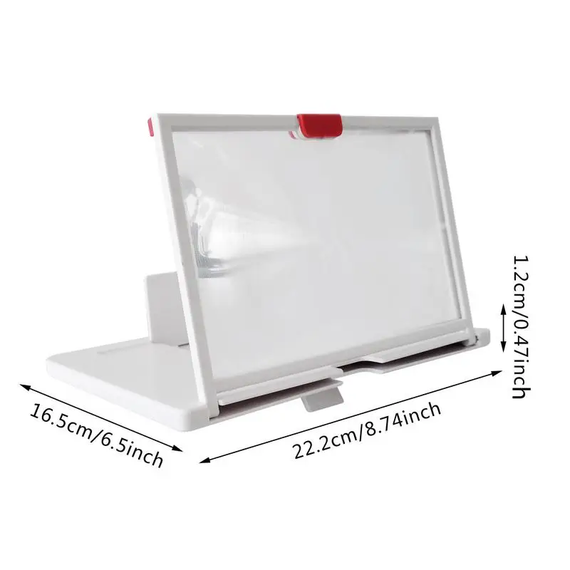 Curved Phone Screen Amplifier Stand with High-definition Projector for Mobile Phones - Image 9