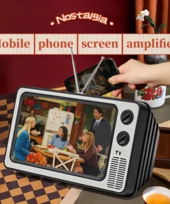 12 Inch Phone Screen Magnifier Enlarged Expand Stand Phone Holder HD Video Amplifier Eyes Protection Retro TV Box For Iphone