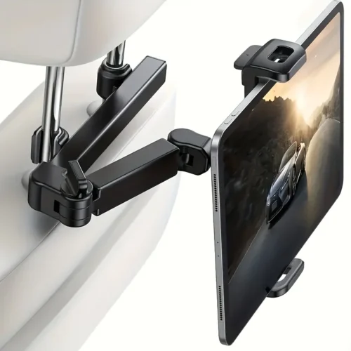 Universal Car Tablet Holder - Back Seat Headrest Mount for 4-13 Inch Devices - 360° Rotation