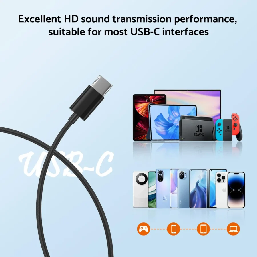 Samsung HiFi Surround Sound Wired Earphones with USB Type-C and 3.5mm for Galaxy Devices - Image 5