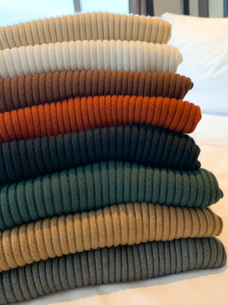 Knitted Turtleneck Sweater for Women with Long Sleeves in Simple Chic Style - Image 6