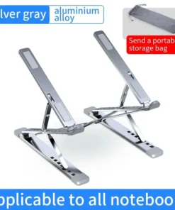 N8 Adjustable Aluminum Laptop Stand - Foldable Design for MacBook and Tablets