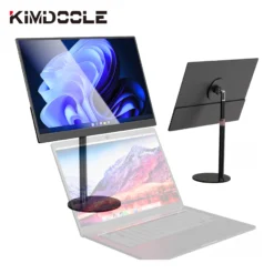 Alternative view of Kimdoole Portable Monitor Stand with 360° Rotation for Tablets Up to 18 Inch Compatible with iPad