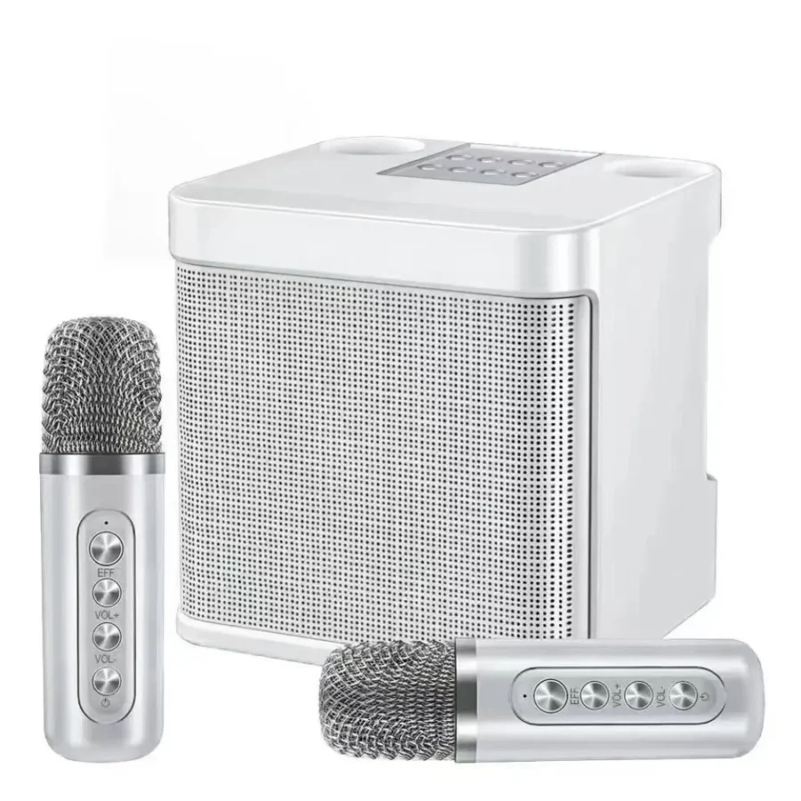 2-Microphone Bluetooth Speaker Set - Multifunctional Wireless and Portable - Image 2