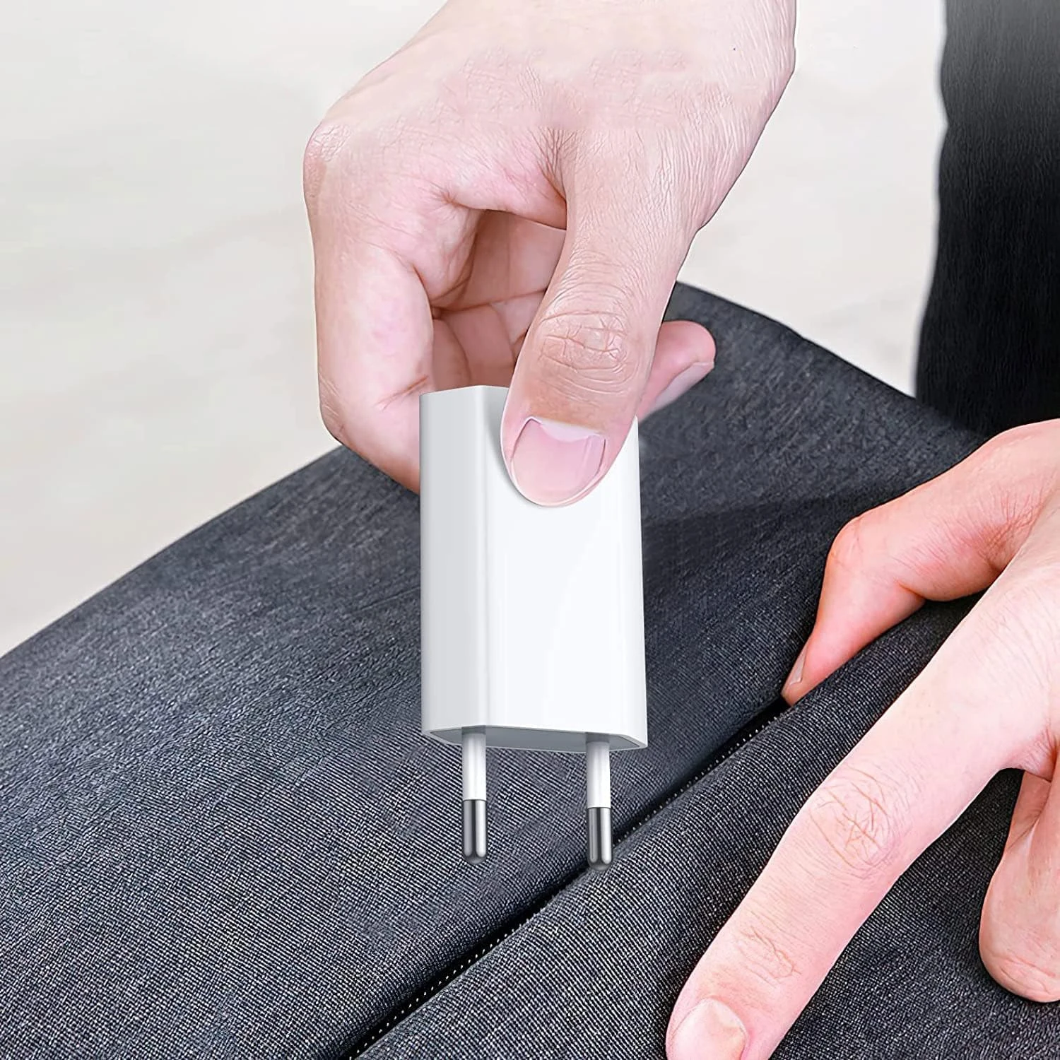 USB Wall Charger with EU Plug, 5V/1A Power Output, Ideal for Smartphones (1 to 5 Pack) - Image 6