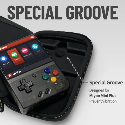 Alternative view of Miyoo Mini Plus Case, Hard Portable Dedicated Case for Miyoo Mini Plus V3 with 3.5 inch Screen