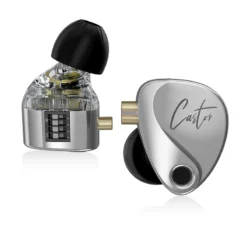 Alternative view of In-Ear HiFi Earphones with 2 Dynamic Drivers and Tunable Balanced Armature for Noise Cancellation