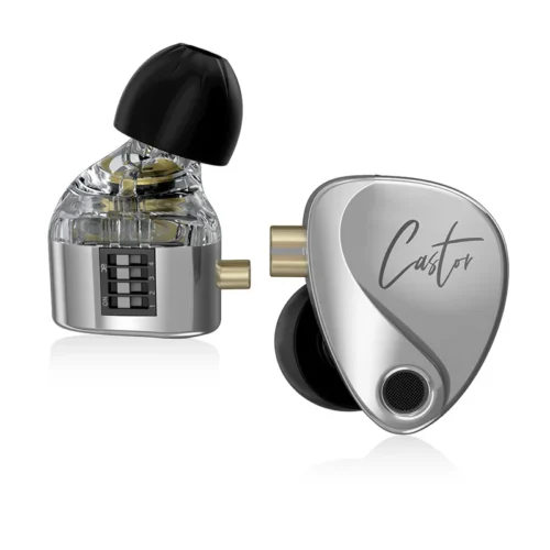 Alternative view of KZ Castor In-Ear HiFi Earphones - 2 Dynamic Drivers, Tunable Balanced Armature, Noise Cancelling