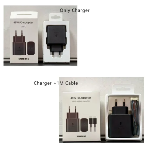 Samsung 45W Super Fast Charging PD Charger with 5A Type-C Cable for Efficient Device Charging - Image 5