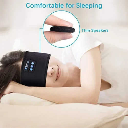 Alternative view of Fone Bluetooth Sports Earphones Headband with Sleep Mask