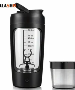 500ml Electric Protein Shaker Bottle - Automatic Mixer for Smoothies and Drinks