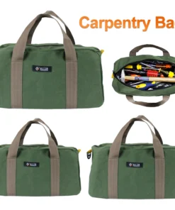 Durable Thick Canvas Pouch Tool Bags Storage Organizer Instrument Case Portable For Electrical Tool Tote Bag Multifunction Case