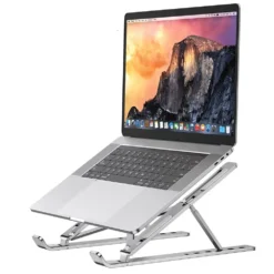 Aluminum Laptop Stand - Foldable Design for MacBook and PC Users