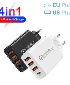 Total 20W Multi-Port USB PD Wall Charger for Smartphones