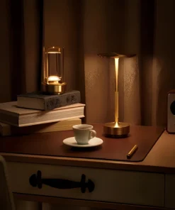 Alternative view of Wireless LED Table Lamp Touch Sensor Desktop Night Light USB Rechargeabl Portable Bedroom Night Light Reading Lamps Decor Light